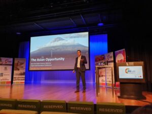 Brett delivering the keynote "Ag in the Asian Century Keynote" for TSBE, July 2019